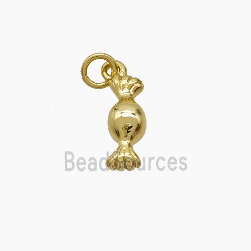 Sweet Candy Charms Copper Pendant Gold Plated
