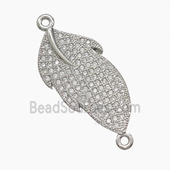 Copper Pendant Pave Zircon, Gold Plated