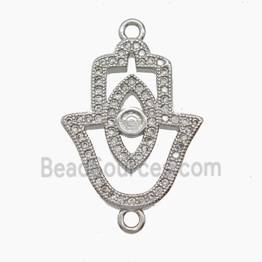 Copper Pendant Pave Zircon, Gold Plated