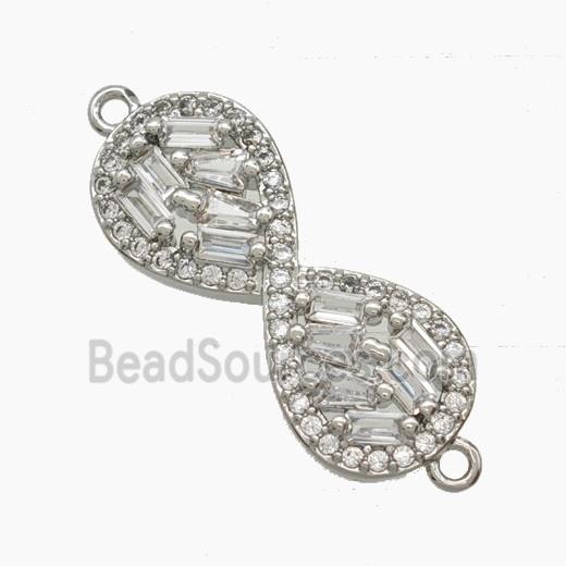 Copper Pendant Pave Zircon, Gold Plated