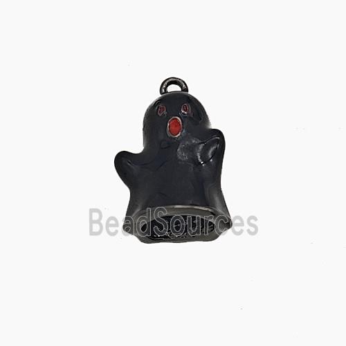 Halloween Ghost Charms Copper Pendant Black Plated