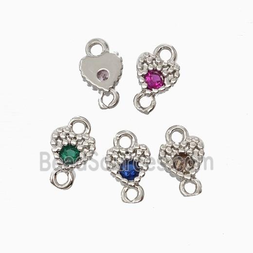 Copper Pendant Pave Zircon, Gold Plated