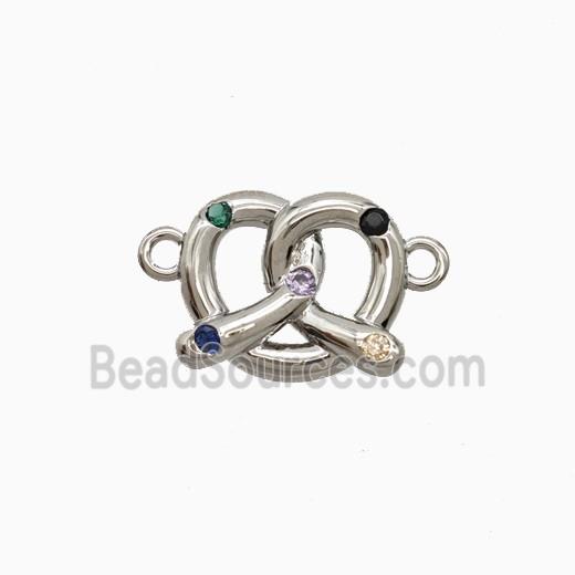 Copper Pendant Pave Zircon, Gold Plated