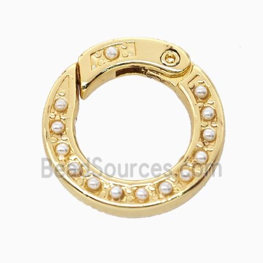 Copper Clasp, Gold Plated