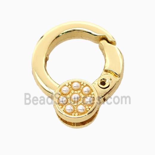 Copper Clasp, Gold Plated