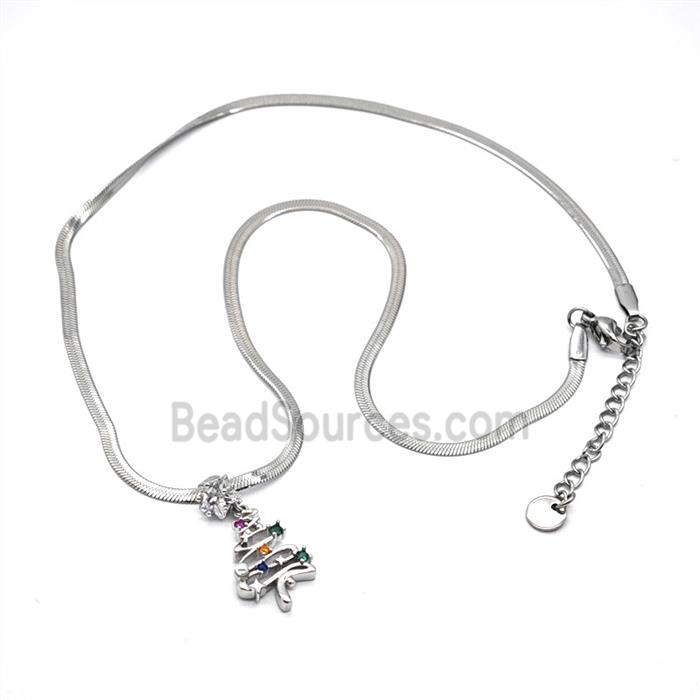 Copper Necklace Pave Zircon, Gold Plated