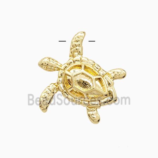 Copper Tortoise Pendant 18K Gold Plated