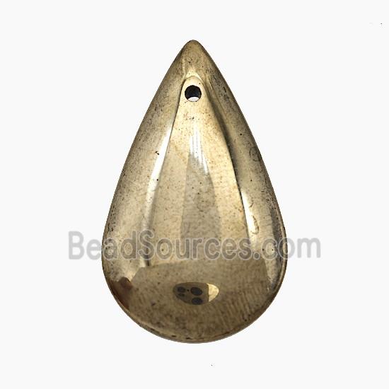 Hematite Teardrop Pendant