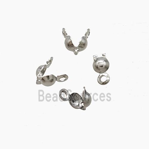 Raw Stainless Steel Beadtips For Ballchain