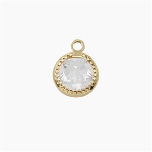 Cubic Zirconia Star Pendant, approx 7.5mm