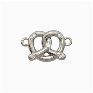 Copper Pendant Pave Zircon, Gold Plated, approx 9-11mm