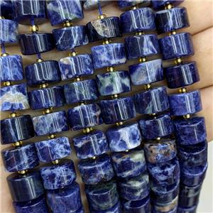 Natural Blue Sodalite Heishi Beads, approx 10-12mm