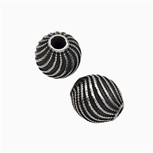 Stainless Steel Bead, approx 8.5-9.5mm