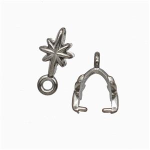 Stainless Steel Pendant, approx 8-10mm